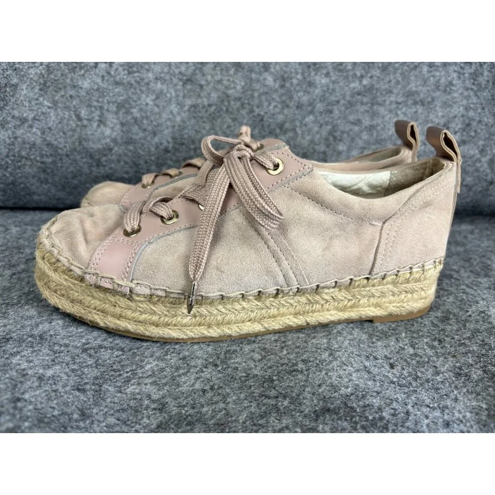 Sam Edelman Carleigh Platform Shoes Women’s 7.5 Suede Pink Leather‎